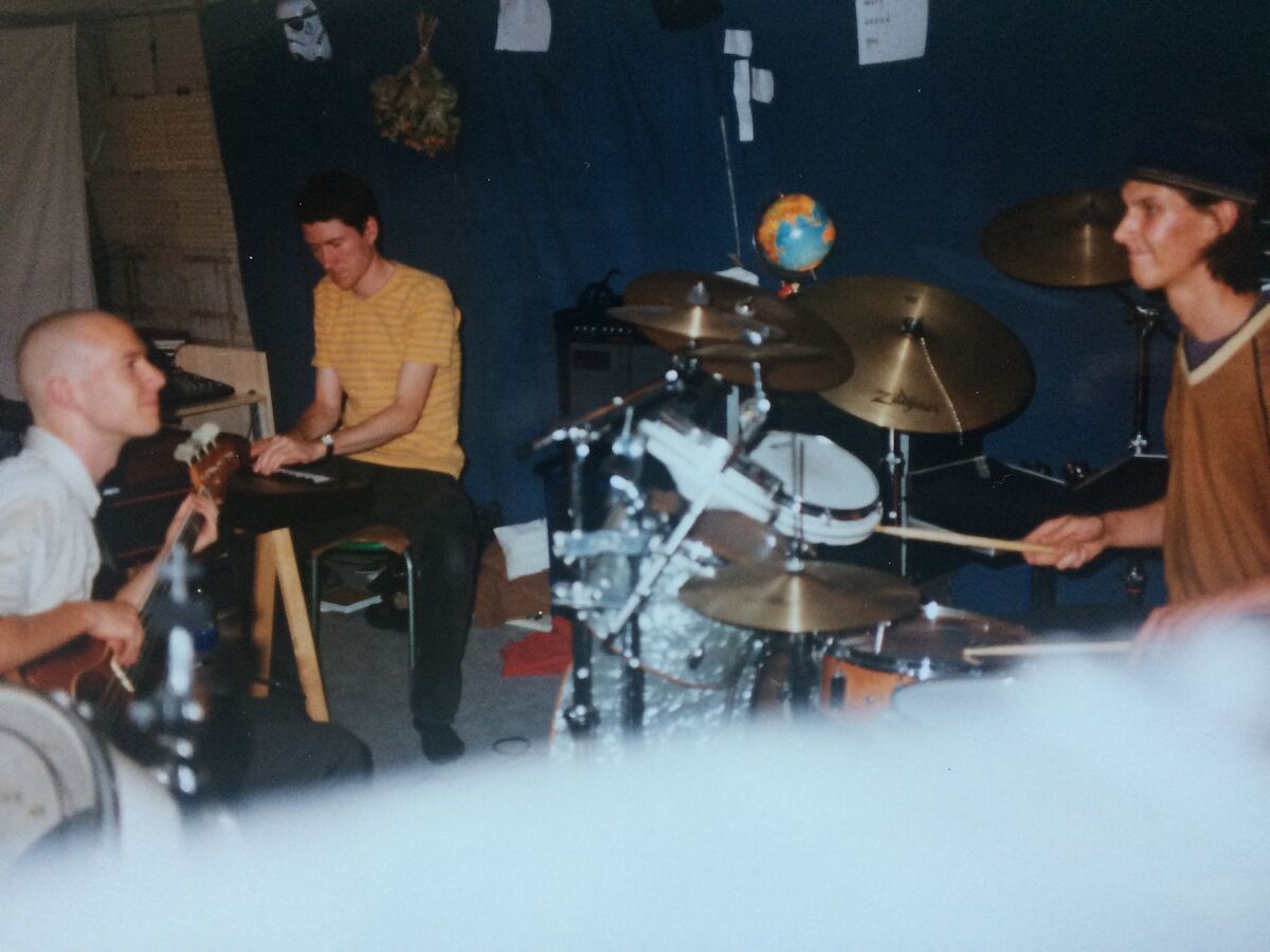 Drumming for the music project «Topsyturvy»