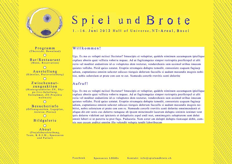 Zehntägiges Kulturfestival «Spiel und Brote»